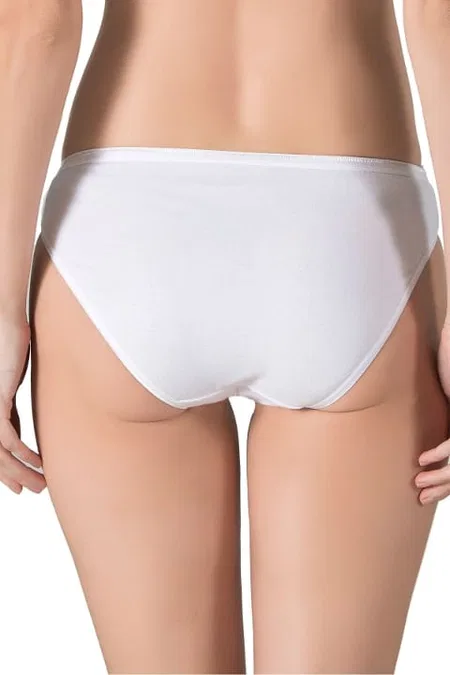Yüksek Bel Esnek Slip Külot 10lu Paket Özkan 23926 - Beyaz