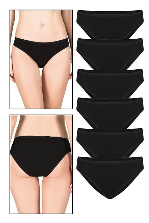 Yüksek Bel Esnek Slip Külot 10lu Paket Özkan 23926