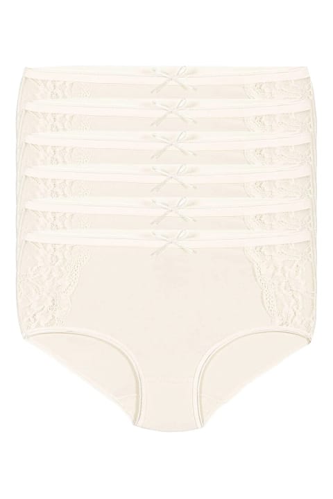 Yüksek Bel Dantelli Bato Külot Pamuklu Yıldız 3797