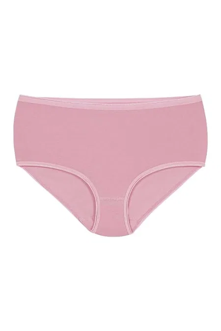 Likralı Yüksek Bel Bato Külot 6'lı Paket Pembe Yıldız 3743 - Pembe