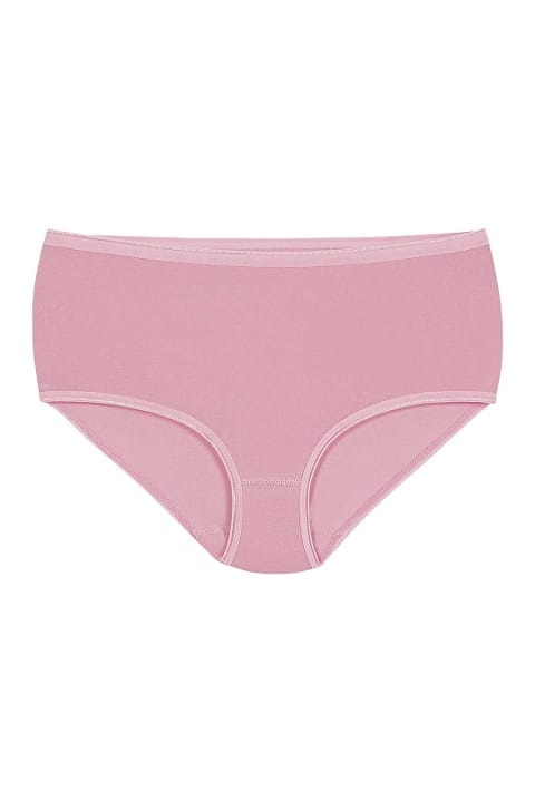 Likralı Yüksek Bel Bato Külot 6'lı Paket Pembe Yıldız 3743 - Pembe