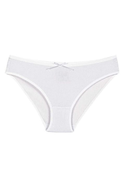 Yüksek Bel Likralı Kadın Bikini Külot Yıldız 3550 - 2