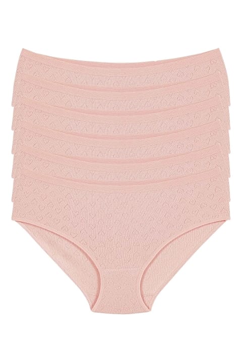 Yüksek Bel Pamuklu Bato Külot 6'lı Paket Yıldız 3588