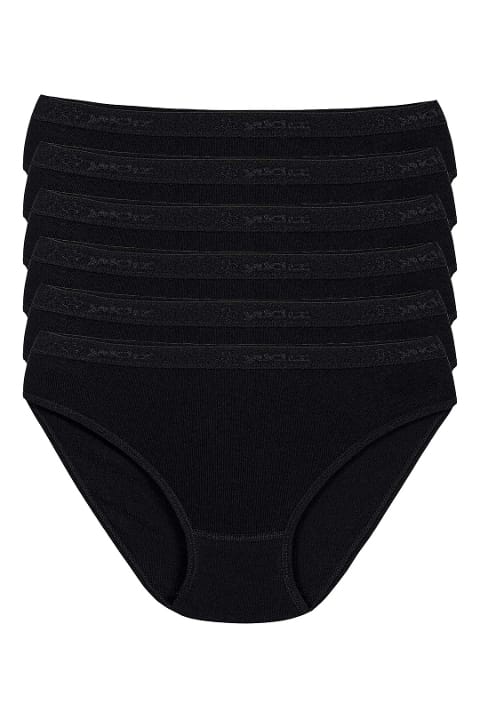 Pamuklu Yüksek Bel Bikini Külot 6'lı Paket Yıldız 3710