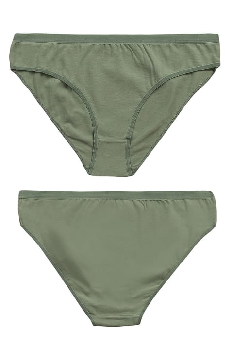 Özkan Pamuklu Esnek Yüksek Bel Slip Bikini Külot Özkan 26804 - Görsel 3