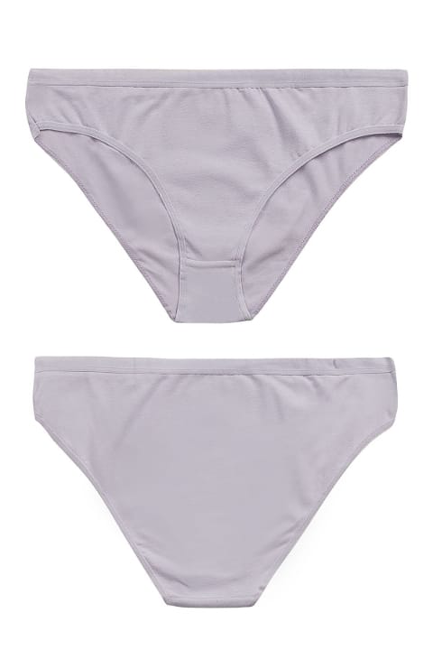 Özkan Pamuklu Esnek Yüksek Bel Slip Bikini Külot Özkan 26804 - Görsel 4