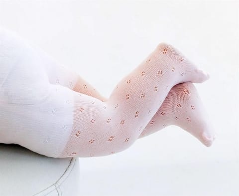 Leopar Desenli Bebek Külotlu Çorap Daymod 2122120 - Pembe