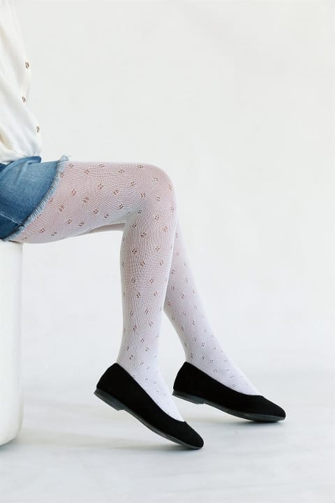 %80 Pamuk Oranı Kaydırmaz Taban Çocuk Külotlu Çorap Daymod 2122121 - 2