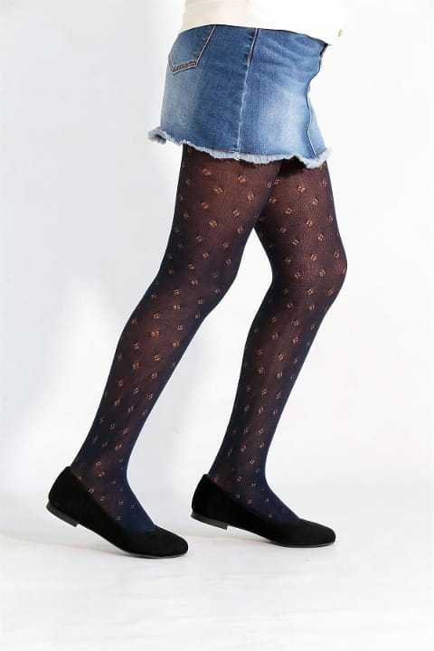 Pamuklu Yüksek Bel Çocuk Külotlu Çorap Daymod 2122121 - 2