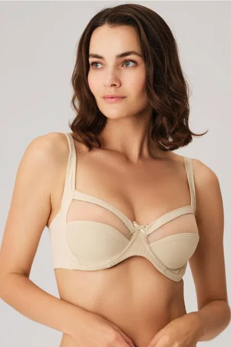 Toparlayıcı Balenli Desteksiz Dolgusuz Küçültücü Sütyen Anıl 3696 - Ten