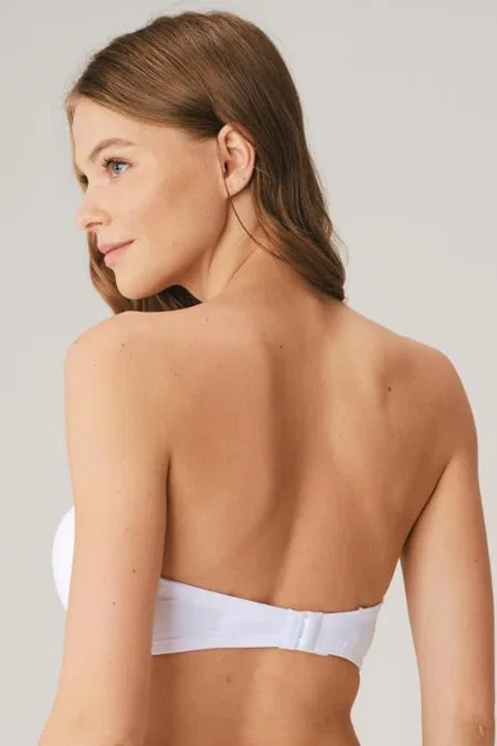 Anıl Askısız Kullanılabilen Yumuşak Cup Sütyen 3346 - Beyaz