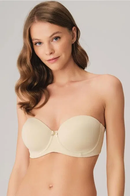 Anıl Askısız Kullanılabilen Yumuşak Cup Sütyen 3346 - Ten