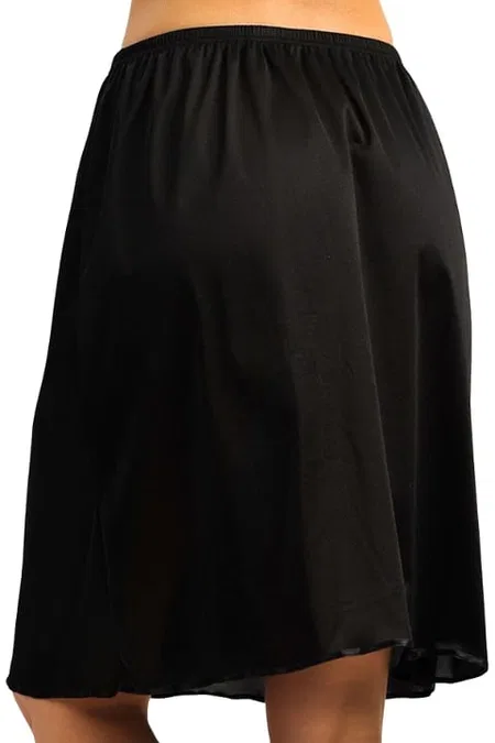 Anıl Dantelsiz Kısa Jüpon 0616 - Siyah