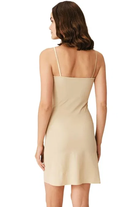 Anıl Klasik Dantelsiz Kombinezon 0622 - Ten