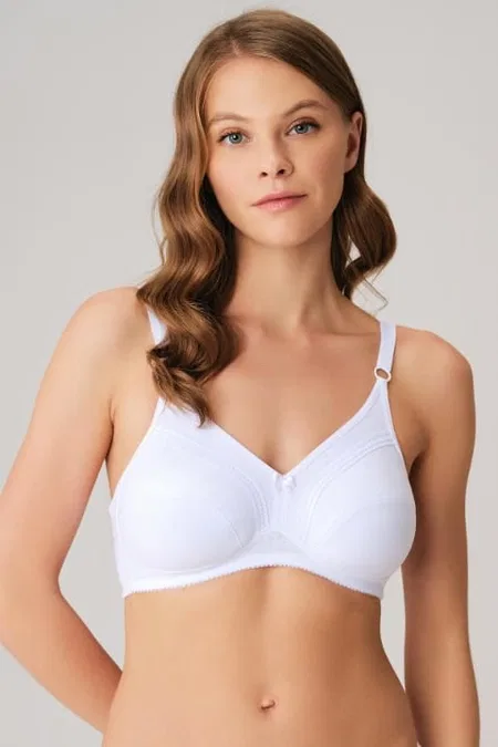 Anıl Ultra-Rahat Balensiz Koton Minimizer Sütyen 3714 - Beyaz