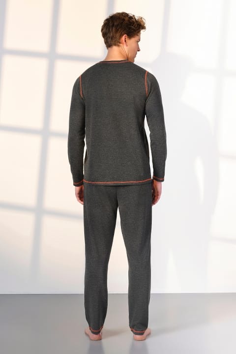 Yüksek Kalite Polyester Viskon İki Parça Pijama Takımı Doreanse 254541 - 2