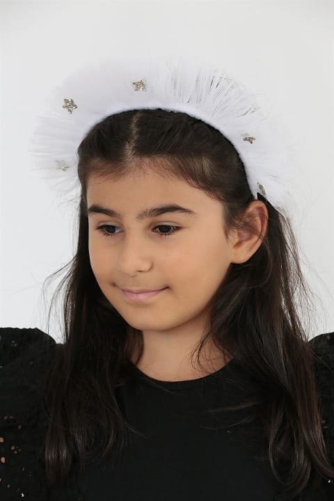 Kaydırmaz Tabanlı Beyaz Çocuk Külotlu Çorap Daymod 2142061 - Beyaz