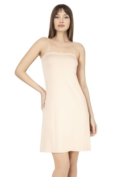 Bambu Kumaş Uzun Jüpon Elbise Kadın Gecelik Lüx DRM 3007