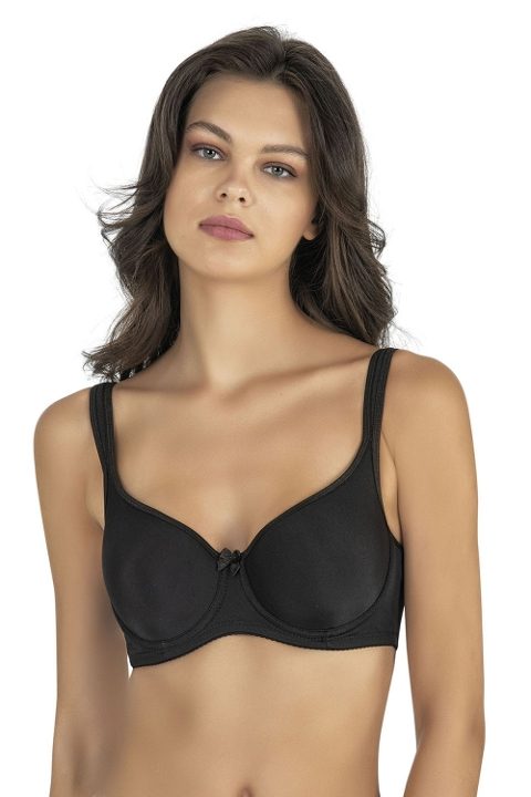 Dantel Detaylı Astar Kaplı Sütyen Takım Fabony 3130 - Siyah