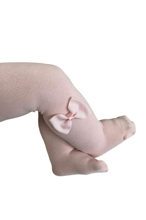 Fiyonklu Pembe Külotlu Çorap Polyamid Elastan Daymod 2142037