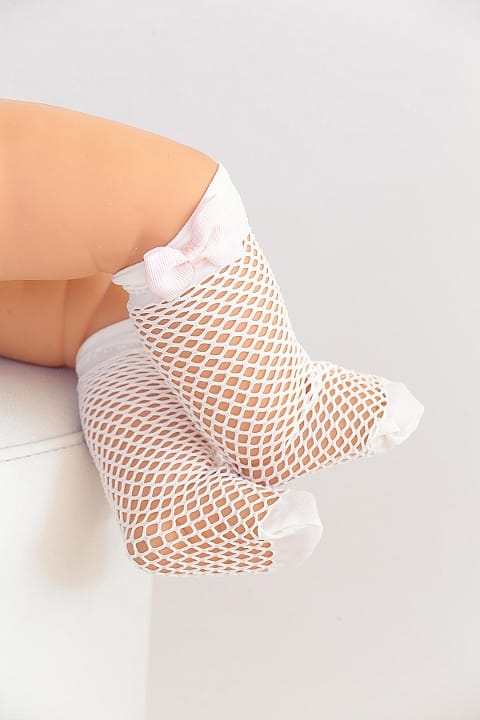 File Doku Dizaltı Çorap Beyaz Daymod 2223013 - Beyaz