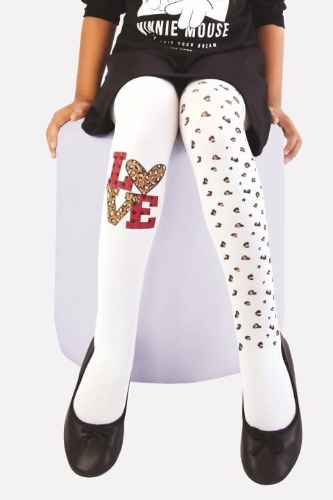 Kaydırmaz Tabanlı Pamuklu Çocuk Külotlu Çorap Daymod 2125159 - 2