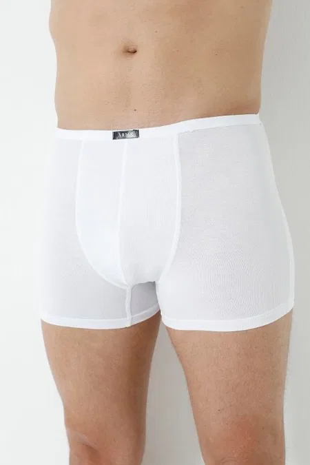 Bambu Kumaş İnce Bel Lastikli Boxer Arma Yıldız 1190 - Beyaz