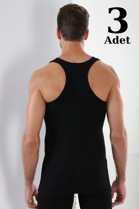 Pamuklu Likralı Askılı Sporcu Atlet Arma Yıldız 1168