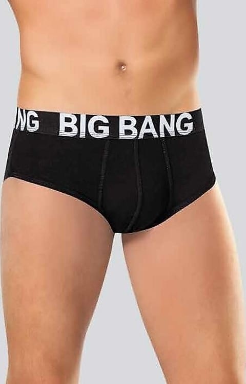 Pamuklu Likralı Slip Külot Big Bang Anıt 1287 - Siyah