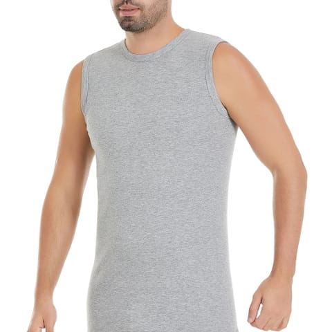 Pamuklu Ribana Sıfır Kollu Erkek Atlet Yıldız 14