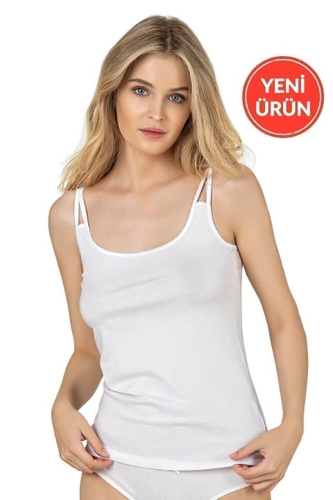 Pamuklu Modal İp Askılı Kadın Atlet Özkan 26765