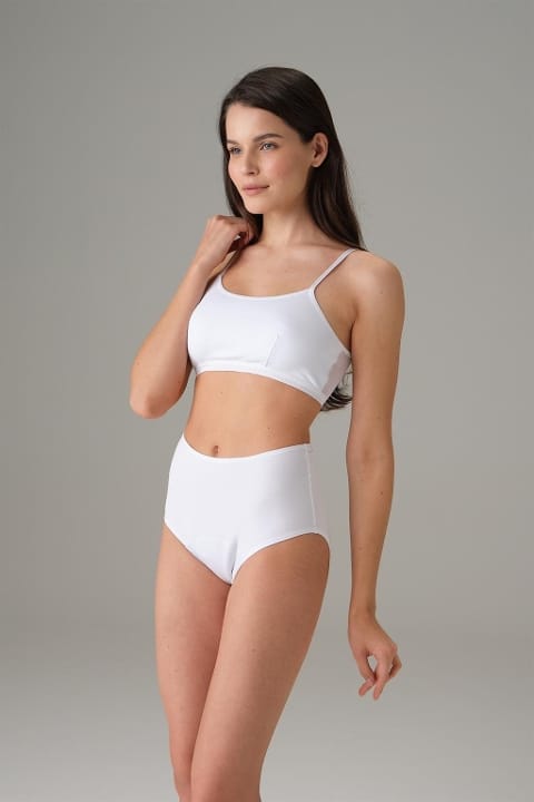 Yüksek Bel Karın Destekli Slip Külot Doreanse 7183 - Beyaz