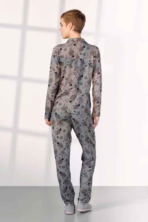 Çiçek Desenli Modal Pamuklu Kadın Pijama Takımı Doreanse 25K4030 - 2