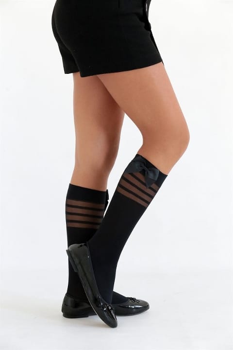 Pamuklu Kaydırmaz Çocuk Çorap Siyah Daymod 2221002