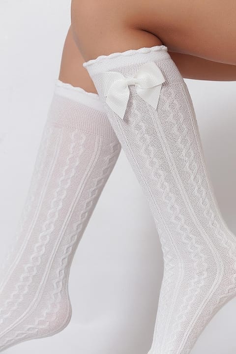 Kaydırmaz Tabanlı Viskon Çocuk Dizaltı Çorap Daymod 2222023