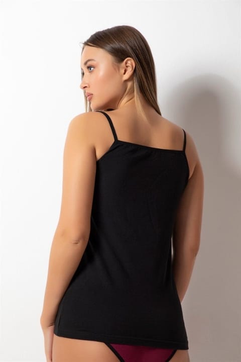 Dantel İşlemeli İp Askılı Kadın Atlet Donex 2011 - 2