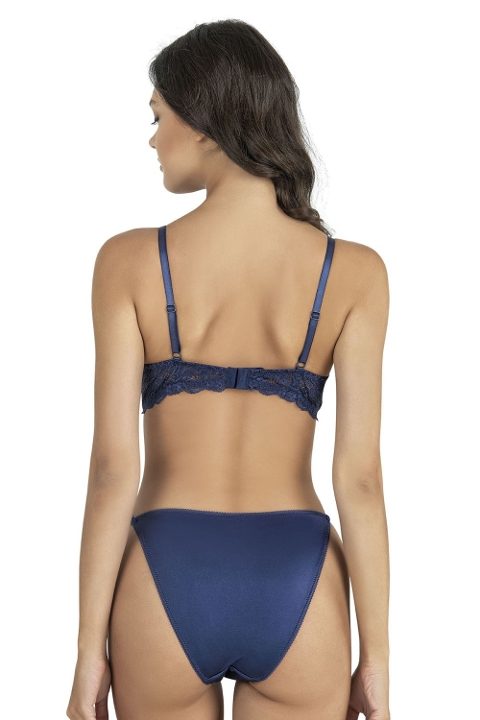 Dantel Detaylı Soft Cup Sütyen Takımı Fabony 4280 - Lacivert