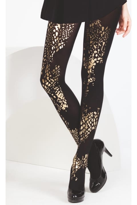 Düşük Denye Kadın Külotlu Çorap Daymod 1125006 - Siyah Altın