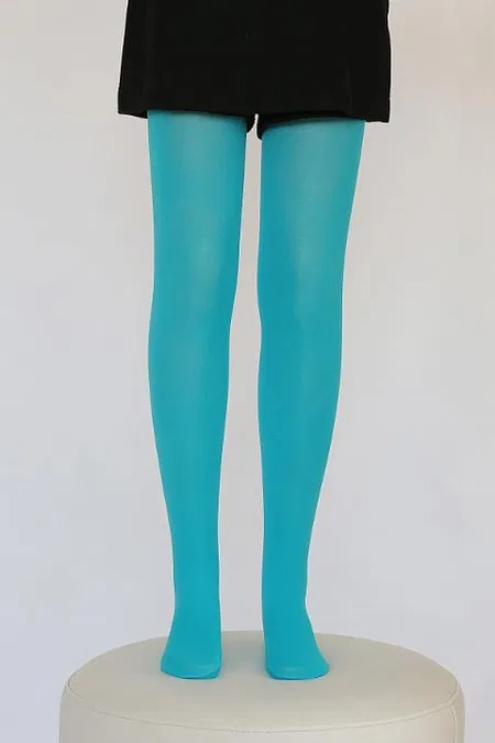 Kaydırmaz Tabanlı Pamuklu Çocuk Külotlu Çorap Daymod 2112001 - Nefti Yeşil