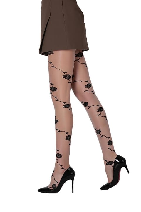 Düşük Denye Kalınlığı Tek Renk Külotlu Çorap Daymod 1121115 - Ten