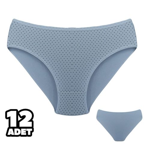 Yüksek Pamuk Oranı ile Konforlu Slip Külot Dondeza 201 - Beyaz