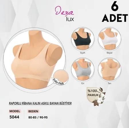 Dondeza Kalın Askılı Pedli Jartiyer Bustiyer Takımı Dondeza 5044