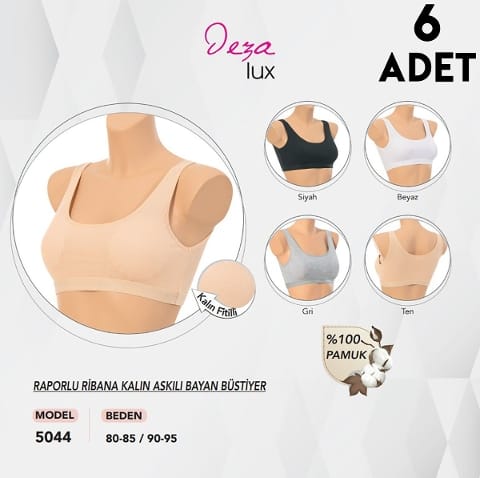 Kalın Askılı Pedli Jartiyer Bustiyer Takımı Dondeza 5044