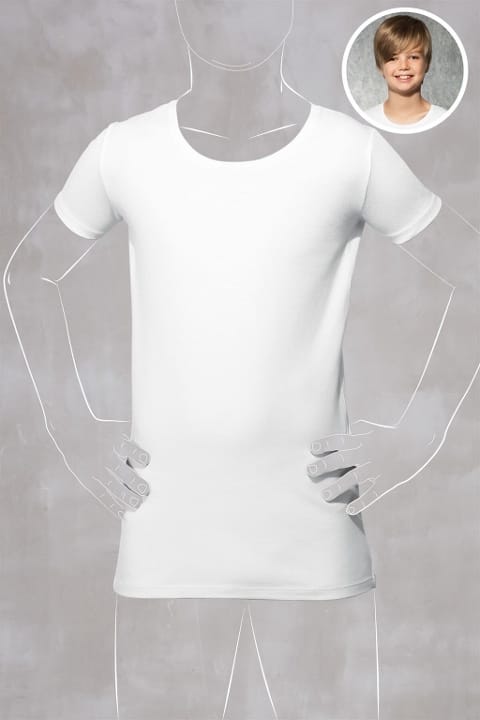 Anti-alerjik Modal Pamuklu Çocuk T-shirt Doreanse 700