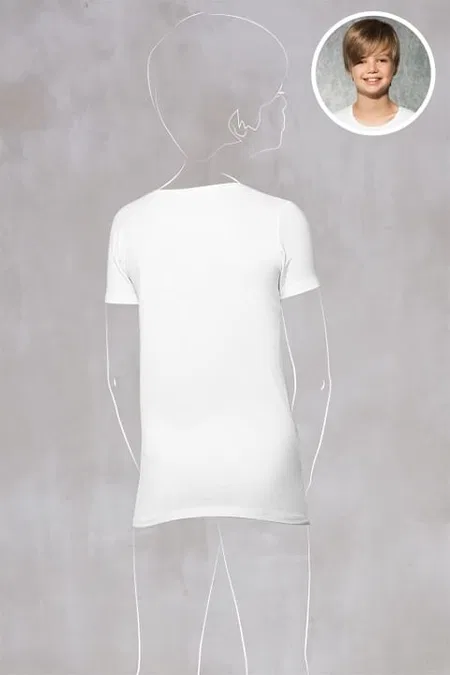 Anti-alerjik Modal Pamuklu Çocuk T-shirt Doreanse 700 - 2