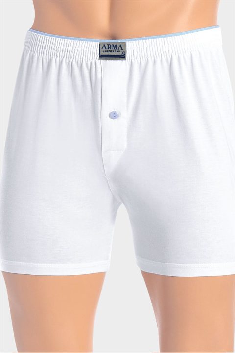 Pamuklu Düğmeli Havlu Bel Boxer Arma Yıldız 1140 - 2