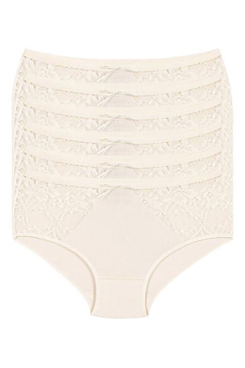 Yüksek Bel Dantelli Bato Kadın Külot Yıldız 3832