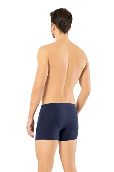 Pamuklu Elastan Kısa Slim Fit Boxer Erdem 1420 - Lacivert