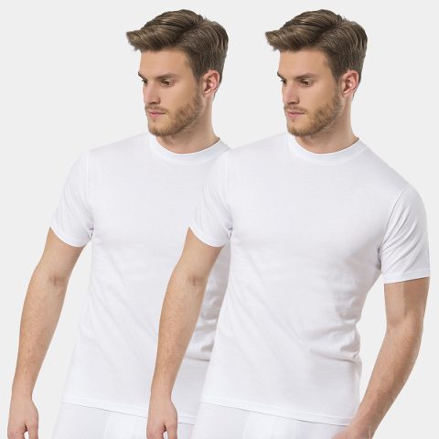 Pamuklu Kısa Kollu Erkek Atlet Türen 103