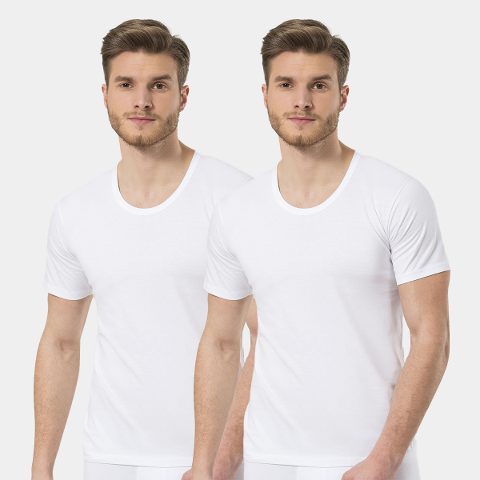 Türen Pamuklu Esnek Ribana Fanila 2li Erkek Atlet Türen 101